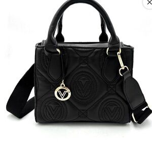 Valentino Orlandi East West top handle bag with Adjustable Strap